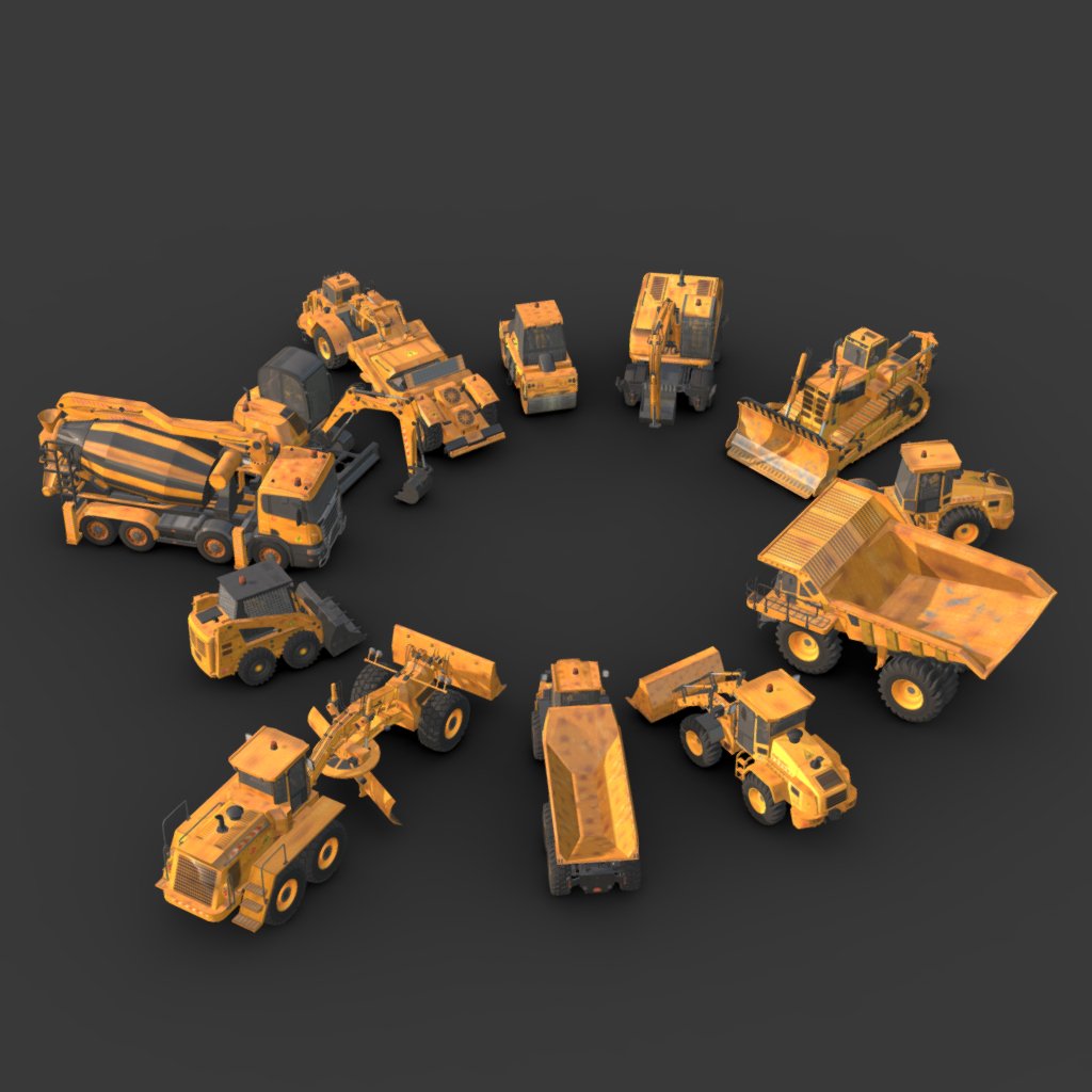 Construction Vehicle Pack