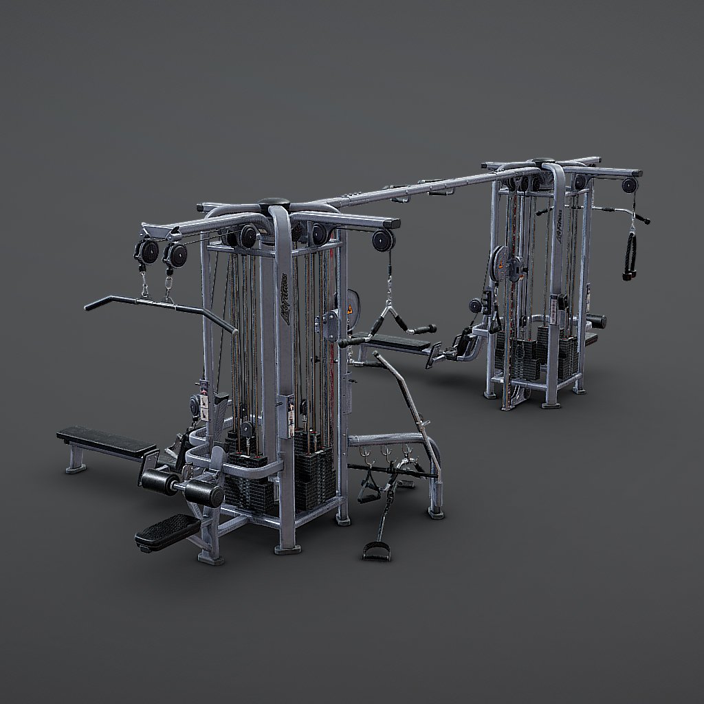 Life Fitness MJ8 Free 3D Models