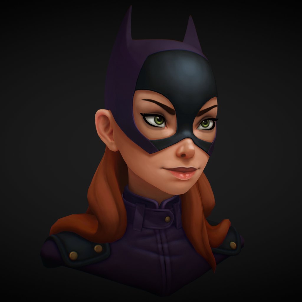 Batgirl 3D Model