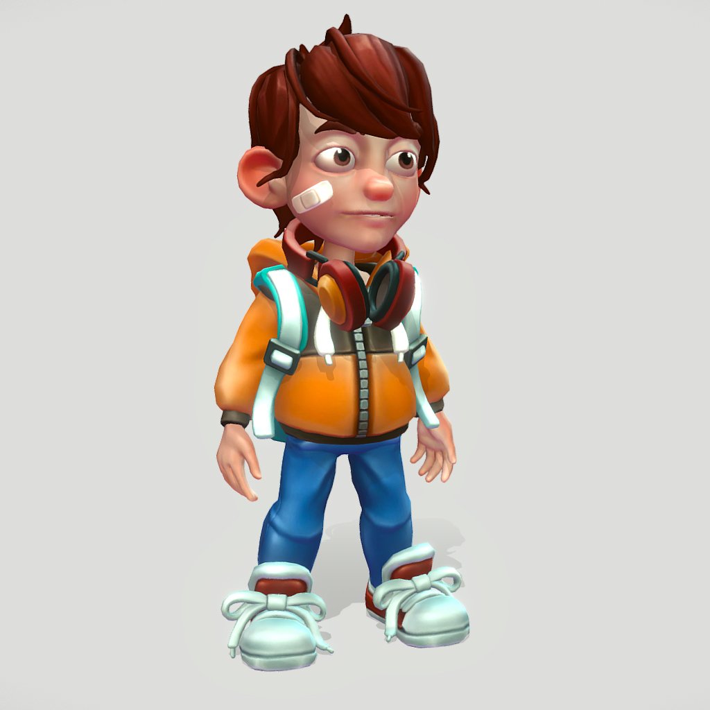 Boy Character 3D Model