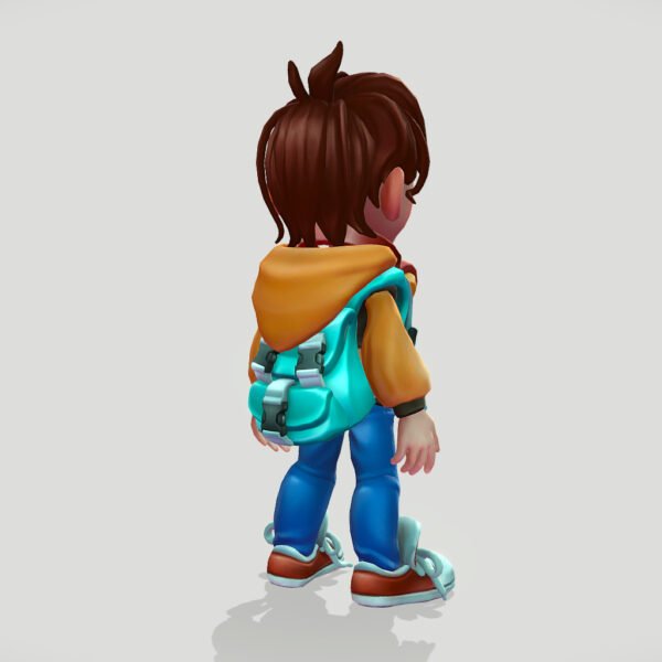 Boy Character 3D Model