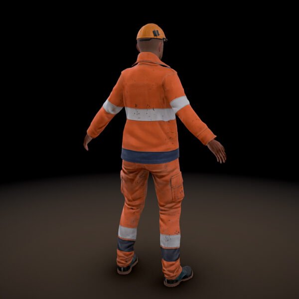 Construction Worker 3D Model