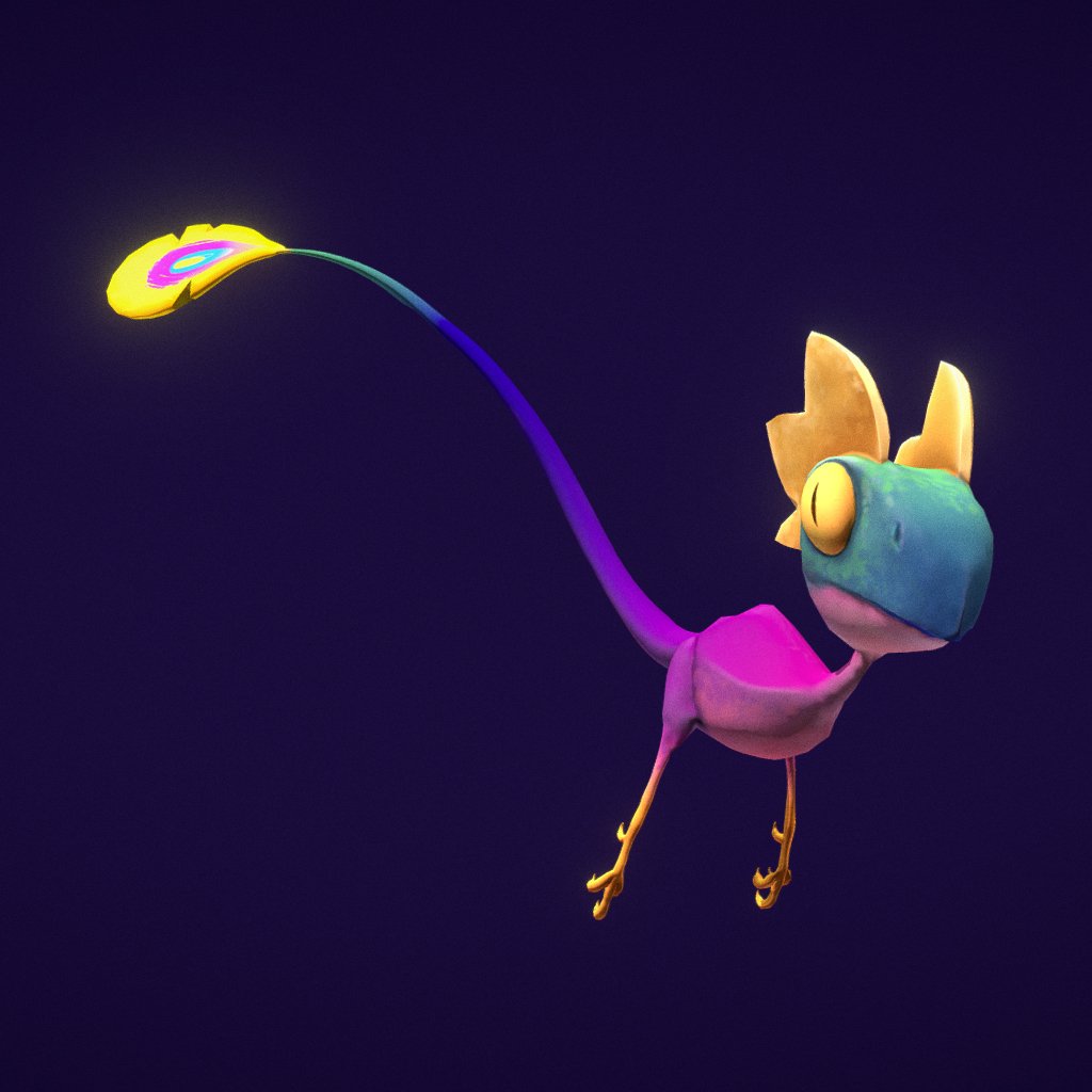 Cute Creature 3D Model