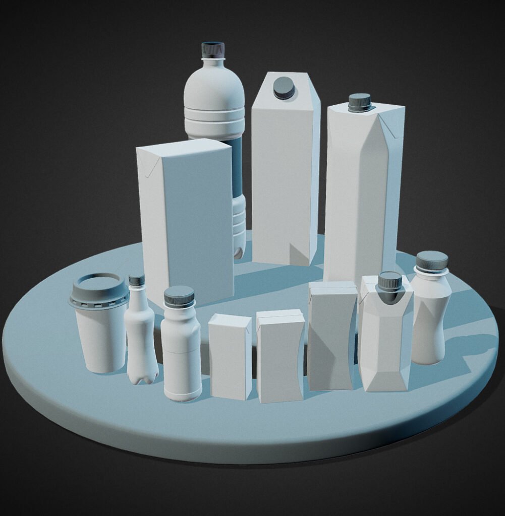 Drinking package Free 3D Models