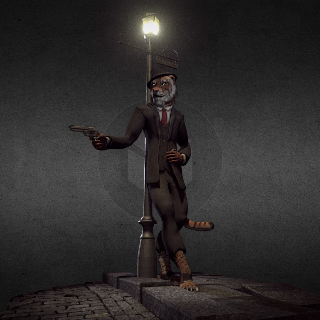 Gangster Tony 3D Model