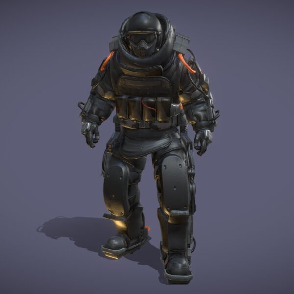 Heavy Soldier Exoskeleton 3D Model