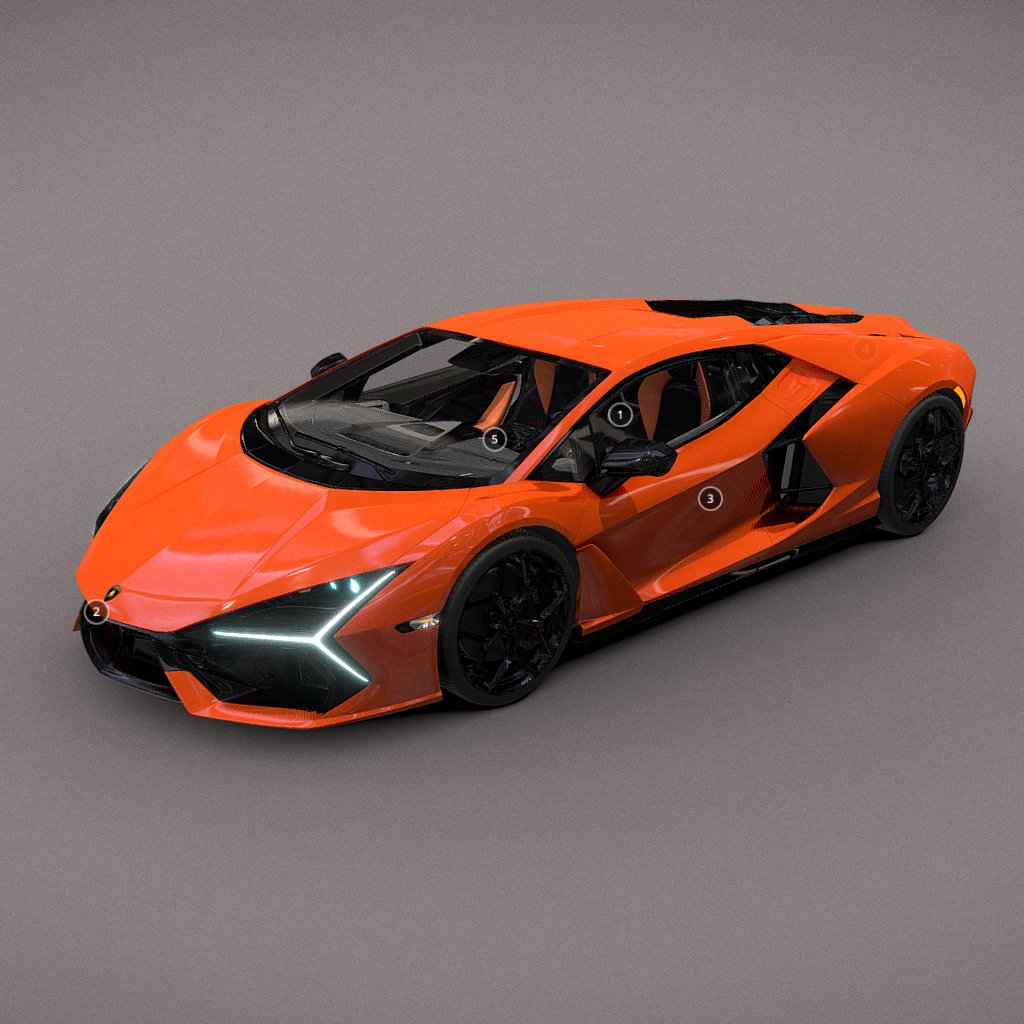 Lamborghini Revuelto Free 3D Models