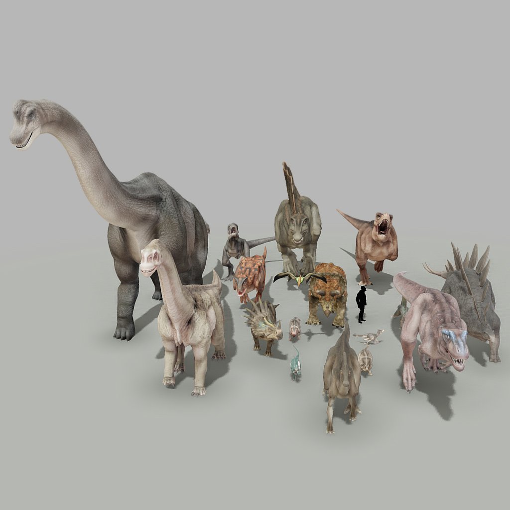 Prehistoric Creatures Free 3d Models