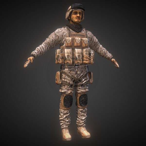 Soldier JFD 3D Model