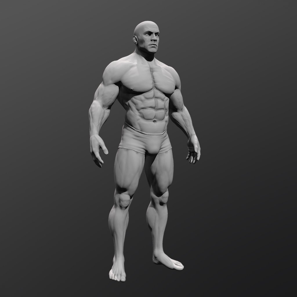 Superhero Print 3D Model