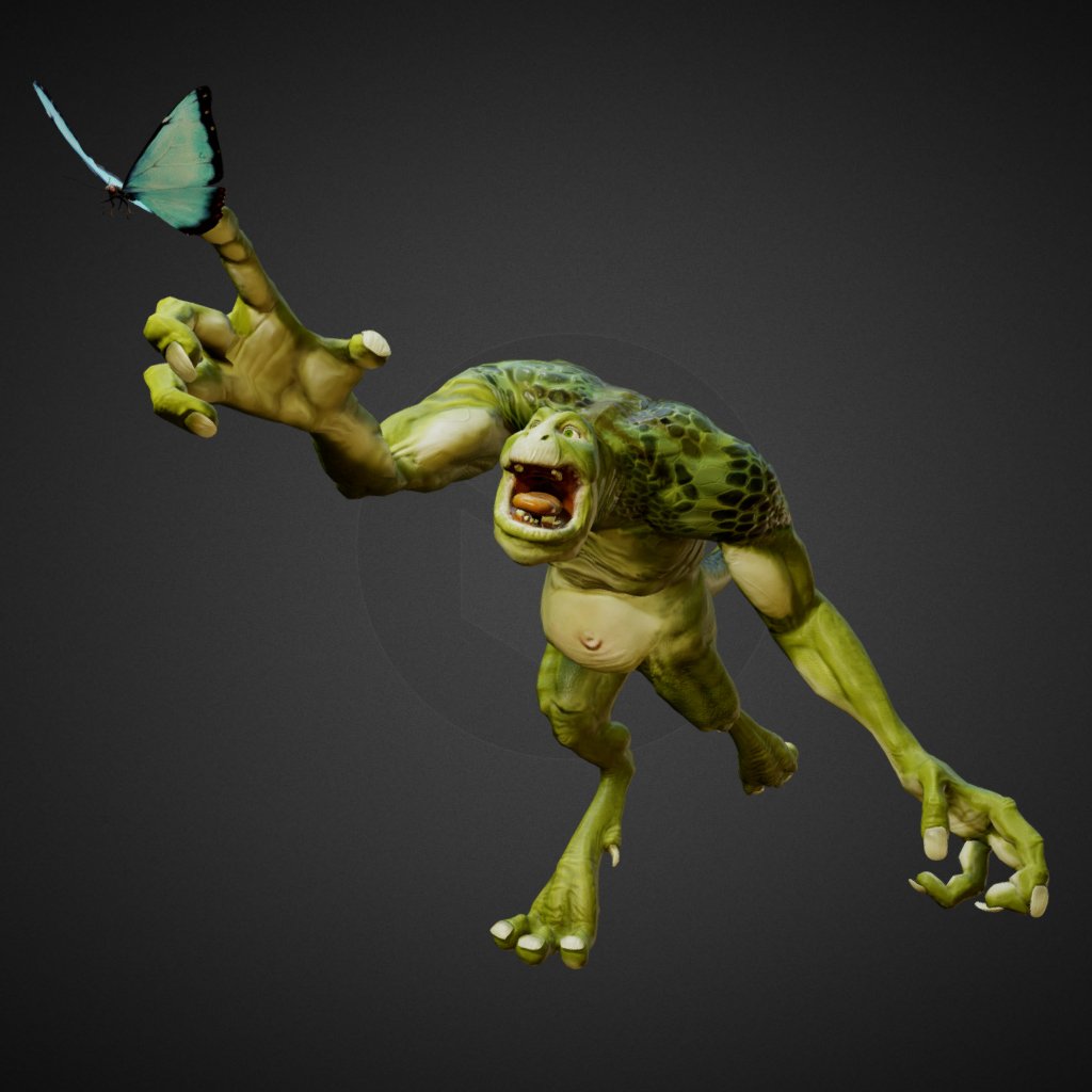 The Creature 3D Model