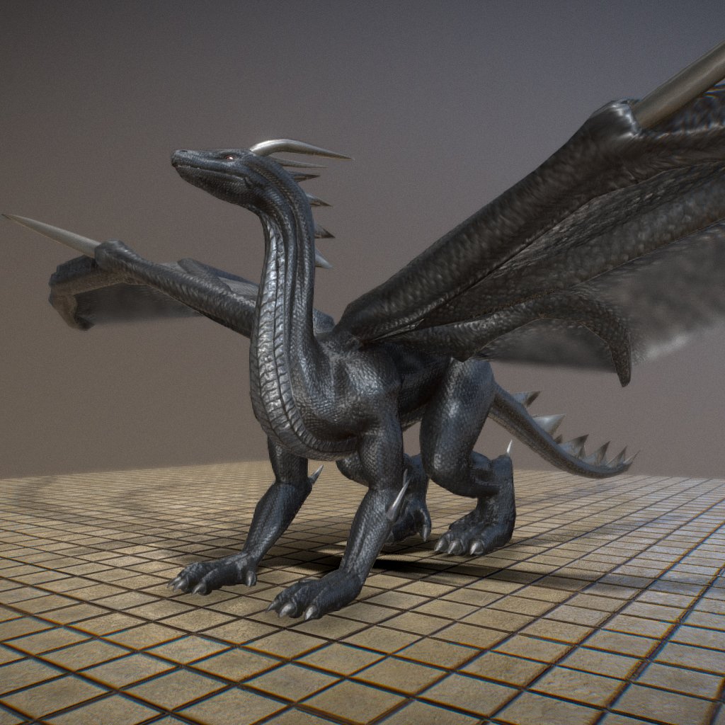 Black Dragon 3D Model