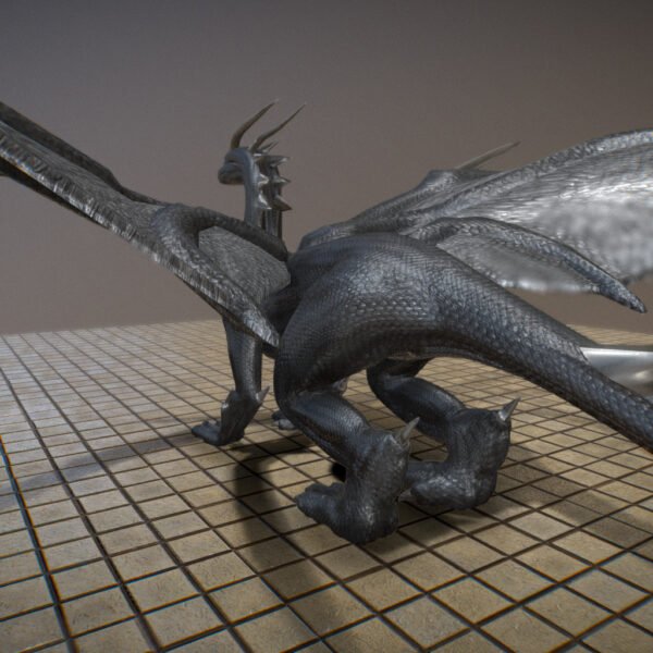 Black Dragon 3D Model