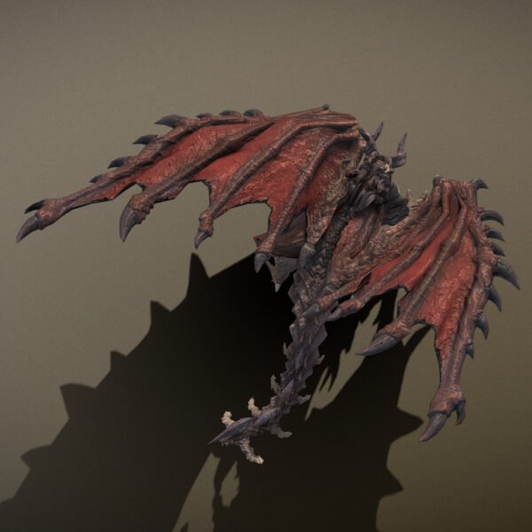 Boss Dragon Animated 3D Model