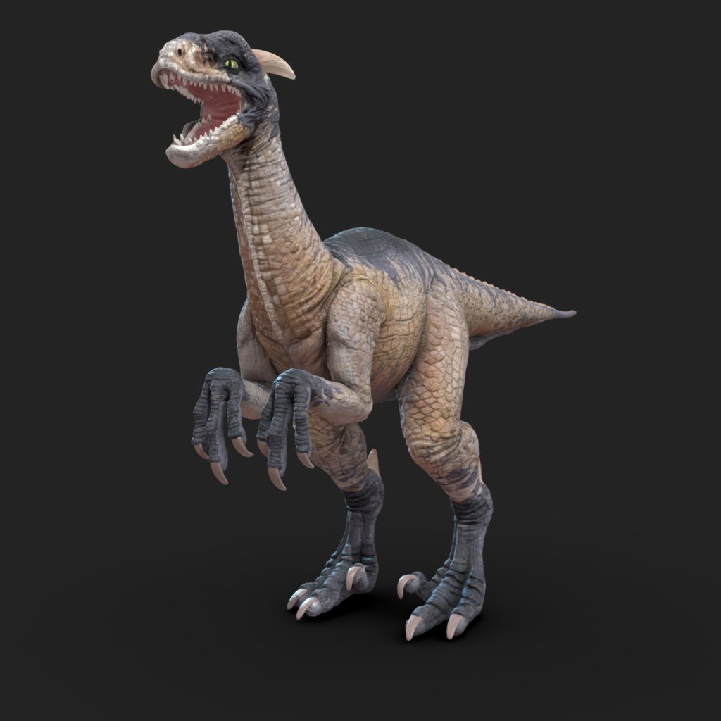 Dinosaur Tpose 3D Model