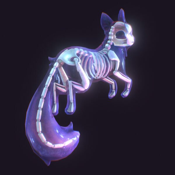 Ghost Kitty 3D Model