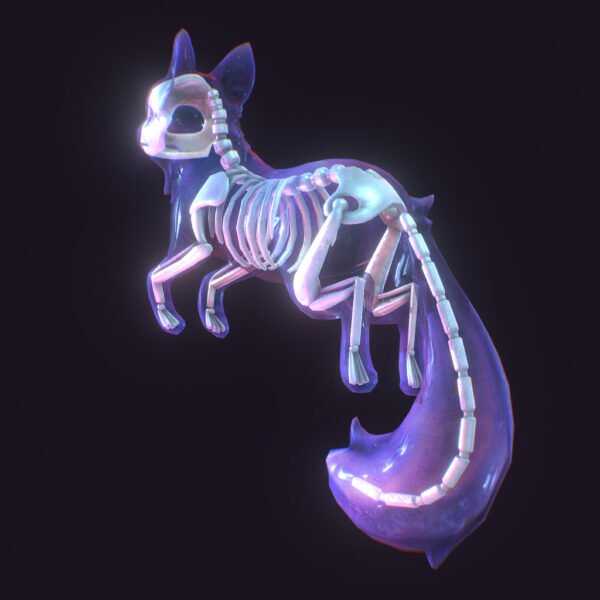 Ghost Kitty 3D Model