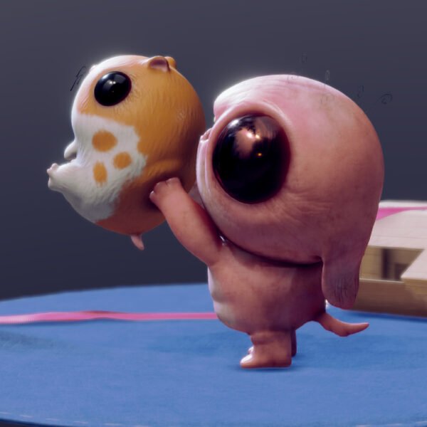 Happy Hamster 3D Model