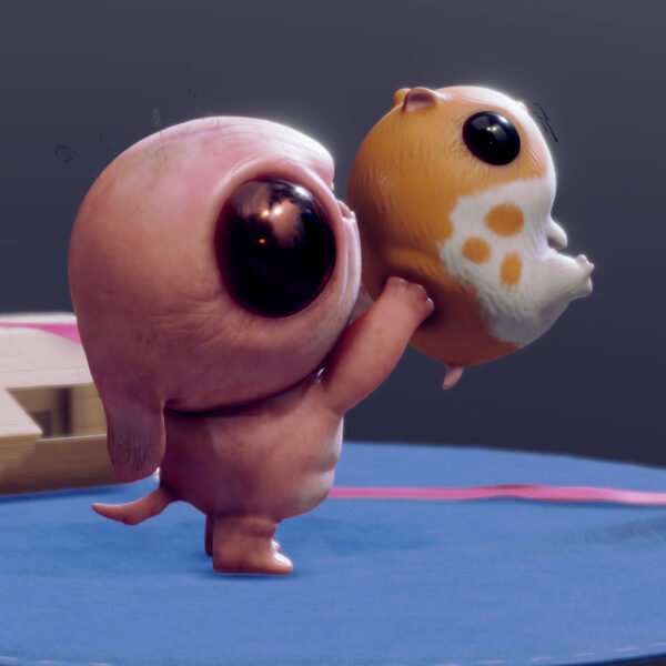 Happy Hamster 3D Model