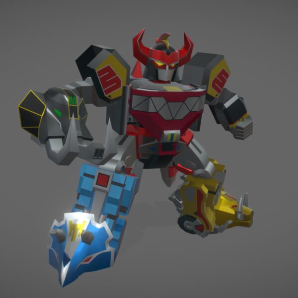 Megazord Power Rangers 3D Model