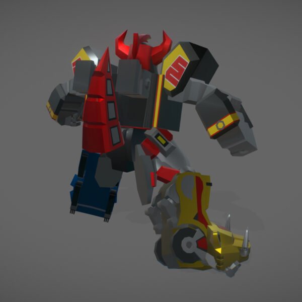 Megazord Power Rangers 3D Model