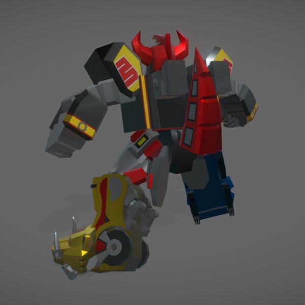 Megazord Power Rangers 3D Model