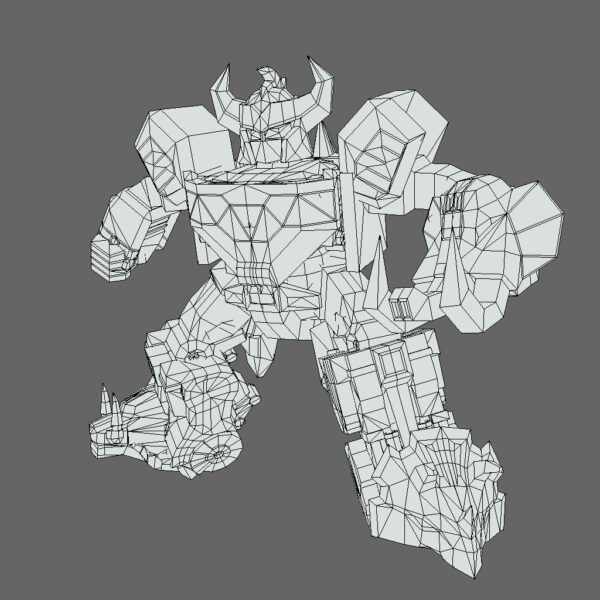 Megazord Power Rangers 3D Model