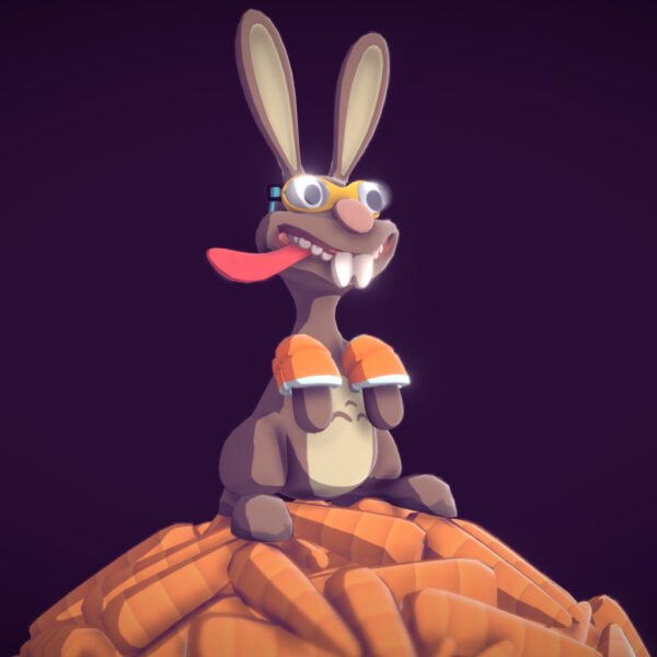 Super Rabbit 3D Model