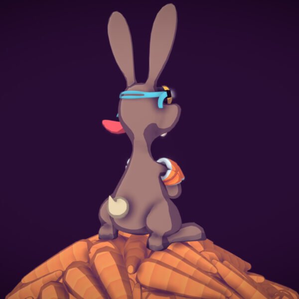 Super Rabbit 3D Model