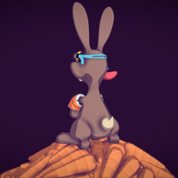 Super Rabbit 3D Model